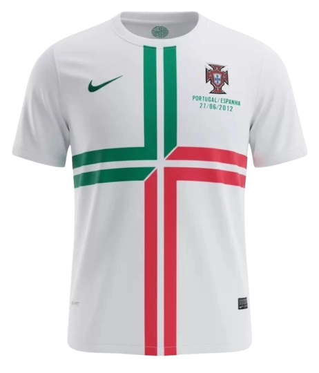 RETRO 2012 PORTUGAL AWAY SOCCER JERSEY