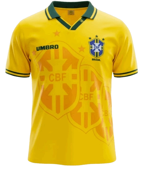 RETRO 1994 BRAZIL HOME SOCCER JERSEY