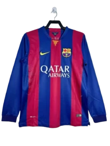 world jersey premium football kits retro jerseys s retro barcelona 14 15 home long sleeve jersey 54776631820597