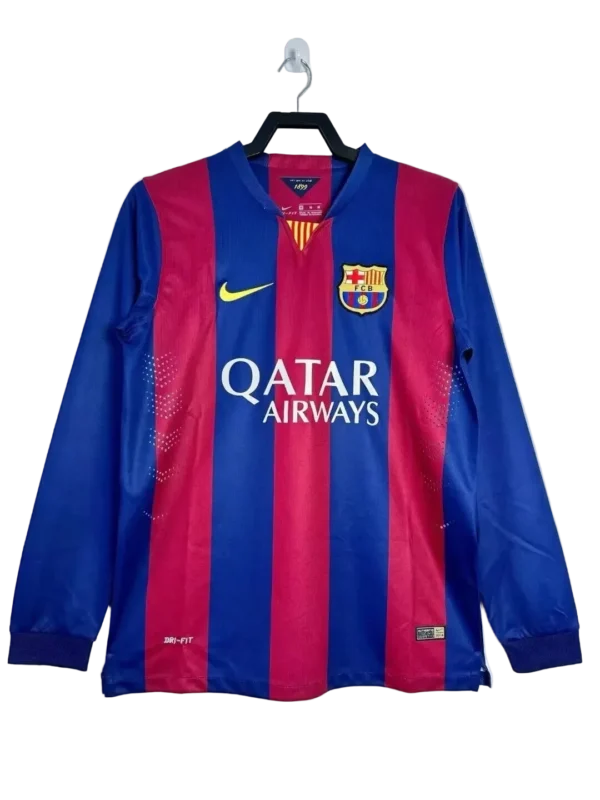 Retro Barcelona 14-15 Home Long Sleeve Jersey