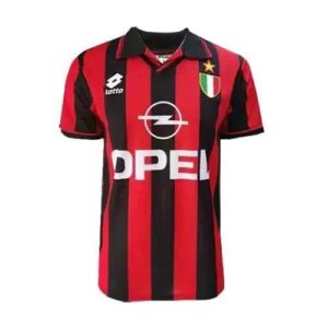 world jersey s ac milan baggio 18 retro jersey home 1996 97 54726139117877
