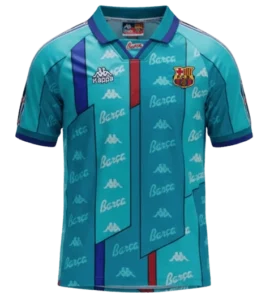 world soccer jersey s retro 1996 97 barcelona away soccer jersey 54729610461493