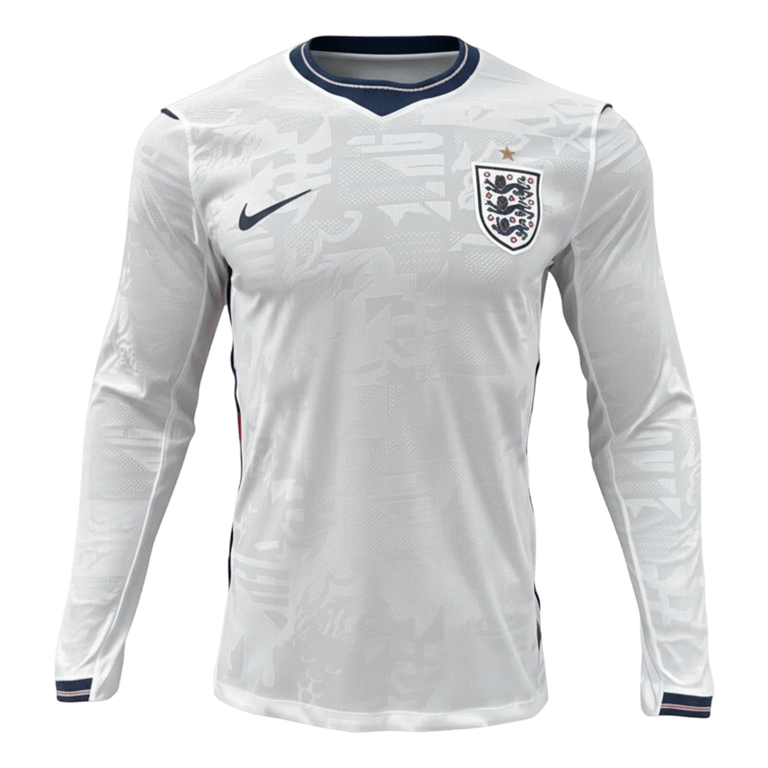 England World Cup 2026 Home (Long Sleeve) Jersey - Fan Version England World Cup 2026 Home (Long Sleeve) Jersey - Fan Version