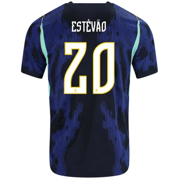 Brazil World Cup 2026 Away Jersey (Estevao #20) - Player Version