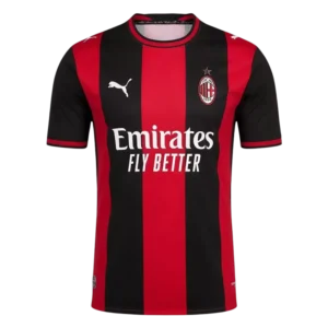AC Milan 2026 27 Home Soccer Match Jersey Player Version Front View