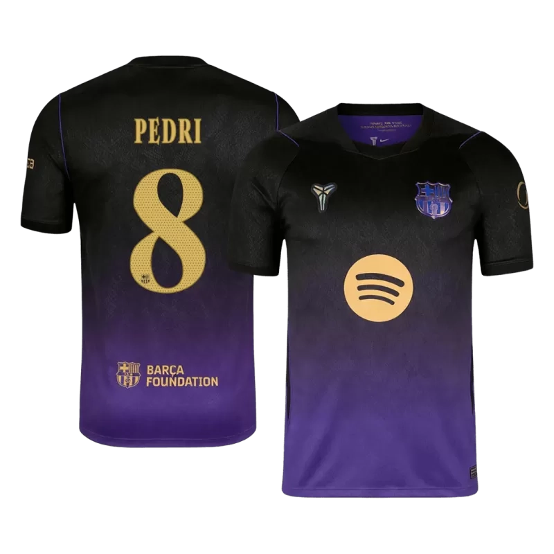 Barcelona PEDRI #8 2026 27 Away UCL Soccer Jersey Fan Version Front View Barcelona PEDRI #8 2026 27 Away UCL Soccer Jersey Fan Version Front View