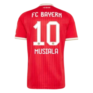 Bayern Munich MUSIALA #10 2026 27 Home Soccer Jersey Fan Version Back View