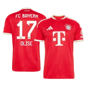 Bayern Munich OLISE #17 2026 27 Home Soccer Jersey Fan Version Front View